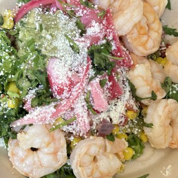 QDOBA Mexican Eats - Salad with Shrimp - Mexican Near Me - Tampa, Florida QDOBA Mexican Eats - Salad with Shrimp - Mexican Near Me - Tampa, Florida