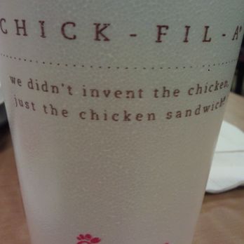Chick-fil-A - Cool message!! - Salad Near Me - Bakersfield, California Chick-fil-A - Cool message!! - Salad Near Me - Bakersfield, California