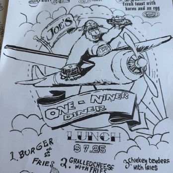 Joe's One-Niner Diner - Kids menu June 2026 - American Near Me - Paso Robles, California Joe's One-Niner Diner - Kids menu June 2026 - American Near Me - Paso Robles, California