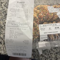 Publix - I purchased these cookies and they were Stale cookies buy one get one. Can i get a refund credit to my email ? dylanthompson0625@gmail.com.