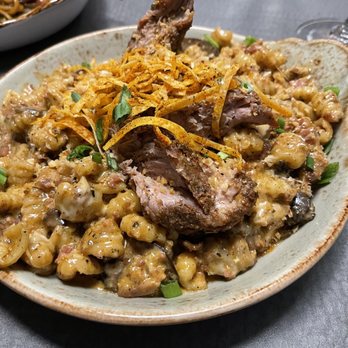 Venue Restaurant & Lounge - Pork Gnocchi, pretty yummy, lots of spicy flavors. - New American Near Me - Lincoln, Nebraska Venue Restaurant & Lounge - Pork Gnocchi, pretty yummy, lots of spicy flavors. - New American Near Me - Lincoln, Nebraska