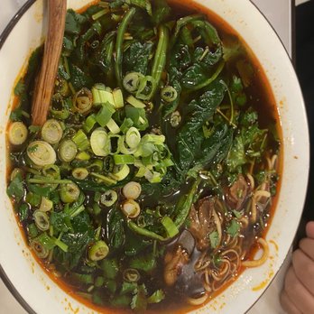 Noodle St - Signature Beef Noodle with lots of chili added - Noodles Near Me - Pasadena, California