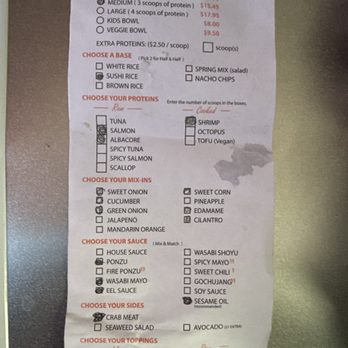 WOW POKE - Here's what I ordered. - Seafood Near Me - Cerritos, California WOW POKE - Here's what I ordered. - Seafood Near Me - Cerritos, California