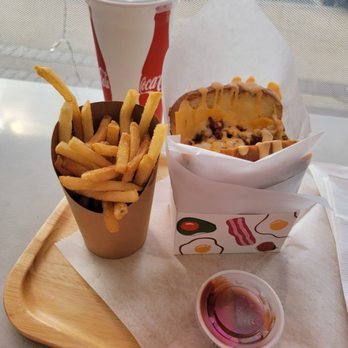 Toasty&Sweetz - Grilled Toasty with bacon crumble meal with side of fries and drink - Sandwiches Near Me - Tempe, Arizona Toasty&Sweetz - Grilled Toasty with bacon crumble meal with side of fries and drink - Sandwiches Near Me - Tempe, Arizona