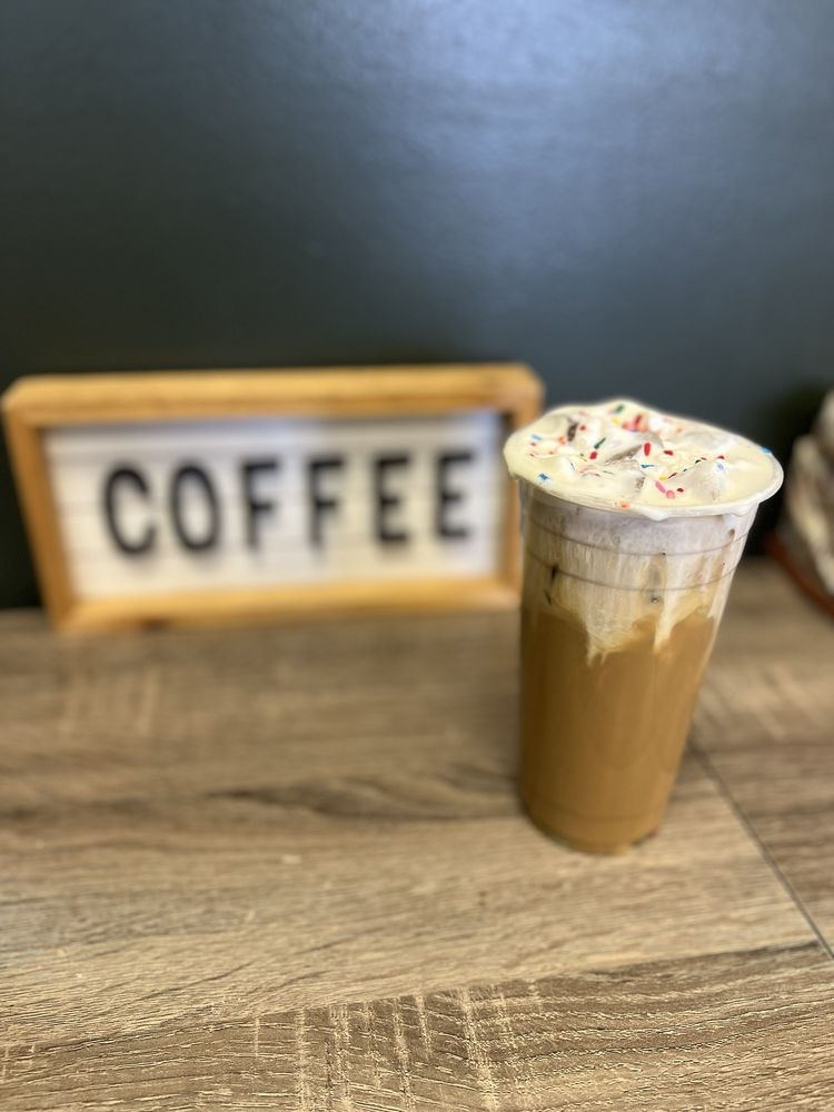 The Morning Brew Coffee Shop Logo