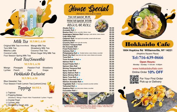 Menu photo 3 Hokkaido Cafe Williamsville, NY