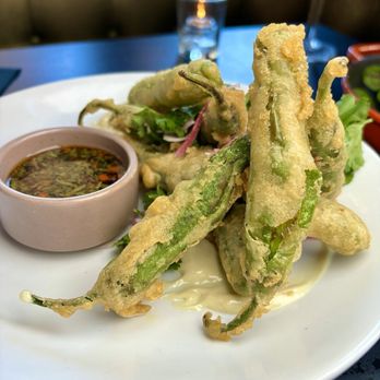Que Mas - Tempura fried shishito peppers - Latin American Near Me - Beverly, Massachusetts Que Mas - Tempura fried shishito peppers - Latin American Near Me - Beverly, Massachusetts