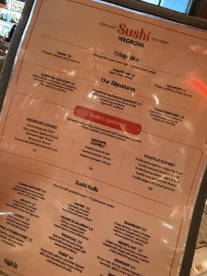 Menu photo 1 Negroni Doral Doral, FL