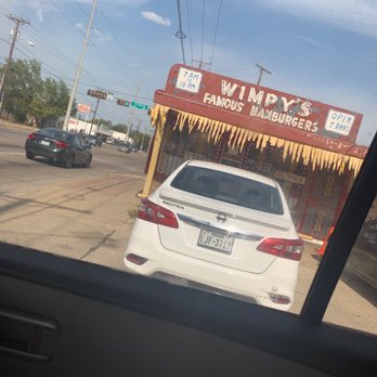 Wimpy's Hamburgers - a car parked in front of a restaurant - Burgers Near Me - Dallas, Texas Wimpy's Hamburgers - a car parked in front of a restaurant - Burgers Near Me - Dallas, Texas