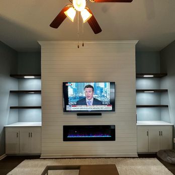 Colt Poncsak Carpentry - Electric Fireplace Built-In - General Contractors Near Me - Myrtle Beach, South Carolina Colt Poncsak Carpentry - Electric Fireplace Built-In - General Contractors Near Me - Myrtle Beach, South Carolina
