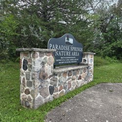 Paradise Springs Nature Center - Sign