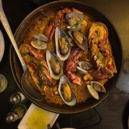 Seafood paella Seafood paella