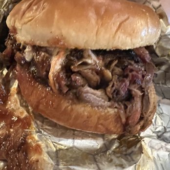 Roaring Fork - 10-Hour Smoked Pulled Pork Sandwich - Sandwiches Near Me - Lake Buena Vista, Florida