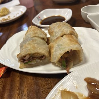 Red Tiger Dumpling House - D20. Scallion Pancakes Wrap with Spicy Pork - Shanghainese Near Me - Stony Brook, New York