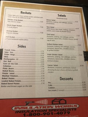 Menu photo 6 Shady Oaks Restaurant Broken Bow, OK Menu photo 6 Shady Oaks Restaurant Broken Bow, OK