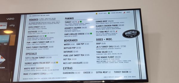 Menu photo 6 Bronzeville Hoagie & Panini Chicago, IL Menu photo 6 Bronzeville Hoagie & Panini Chicago, IL