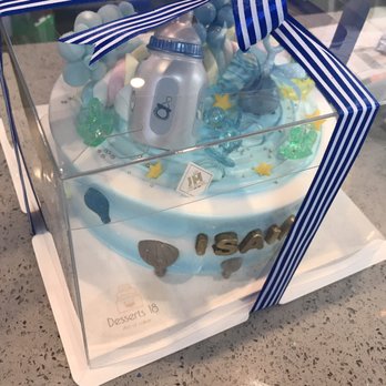 JM Cake Boutique - Isaiah's baby shower cake - Custom Cakes Near Me - Brooklyn, New York