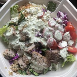 Caramelized steak salad Caramelized steak salad
