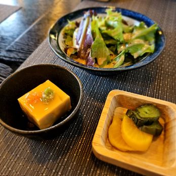Akira Japanese Restaurant - Teishoku set side dishes - Japanese Near Me - Honolulu, Hawaii