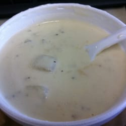Old Time New England Seafood Company - Luscious bowl of clam chowder