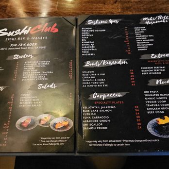 Sushi Club - Sushi Bars Near Me - Brea, California Sushi Club - Sushi Bars Near Me - Brea, California