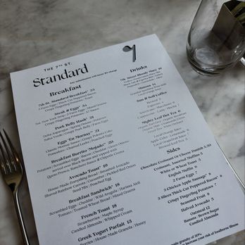 The 7th Street Standard - Menu (Front) - Cocktail Bars Near Me - Sacramento, California The 7th Street Standard - Menu (Front) - Cocktail Bars Near Me - Sacramento, California