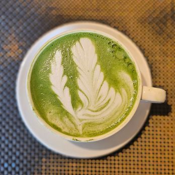 Espresso 21 - Matcha Latte https://www.instagram.com/the.wanderin.foodie/ - Cafes Near Me - Unionville, Ontario