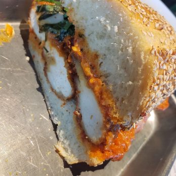 Death by Pizza - Fried chicken ala vodka sando - Pizza Near Me - Delray Beach, Florida Death by Pizza - Fried chicken ala vodka sando - Pizza Near Me - Delray Beach, Florida