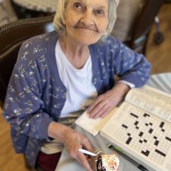 Gluco Lodge Personal Care Home - Crosswords are always a fun past time for winding down after a day of involvement and activities.