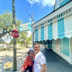 Paved Paradise Bike Tours and Rentals - Pic in front of Commander's Palace