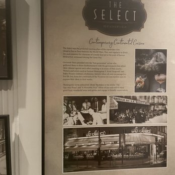 The Select - A nod to The Lost Generation - Mediterranean Near Me - Sandy Springs, Georgia