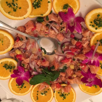 Miami Beach Golf Course - salmon ceviche - Golf Near Me - Miami Beach, Florida