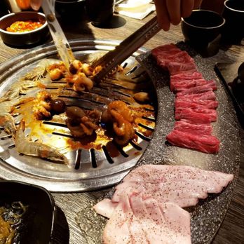TK92 Korean BBQ - Spicy marinated octopus, pork jowl, finger steak - Korean Near Me - San Gabriel, California TK92 Korean BBQ - Spicy marinated octopus, pork jowl, finger steak - Korean Near Me - San Gabriel, California