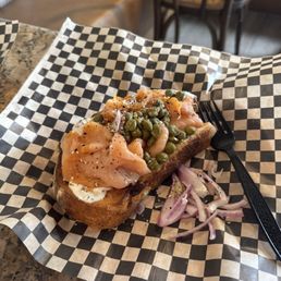 Smoked Salmon Toast