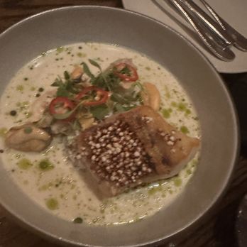 Solbar - Rockfish - the sauce was to die for - New American Near Me - Calistoga, California Solbar - Rockfish - the sauce was to die for - New American Near Me - Calistoga, California