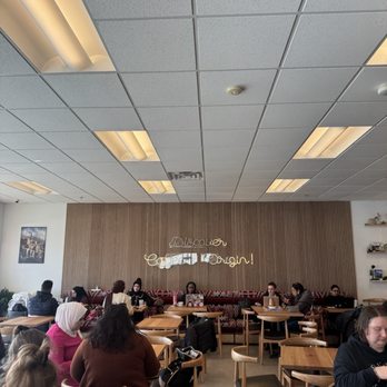 Qamaria Coffee - people eating in a restaurant - Coffee & Tea Near Me - Greenfield, Wisconsin