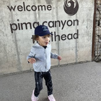 Pima Canyon South Mountain - My daughter excited for her first hike - Hiking Near Me - Phoenix, Arizona