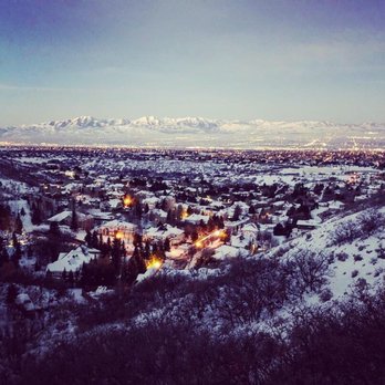 Bell Canyon - City of snow down below. - Hiking Near Me - Sandy, Utah