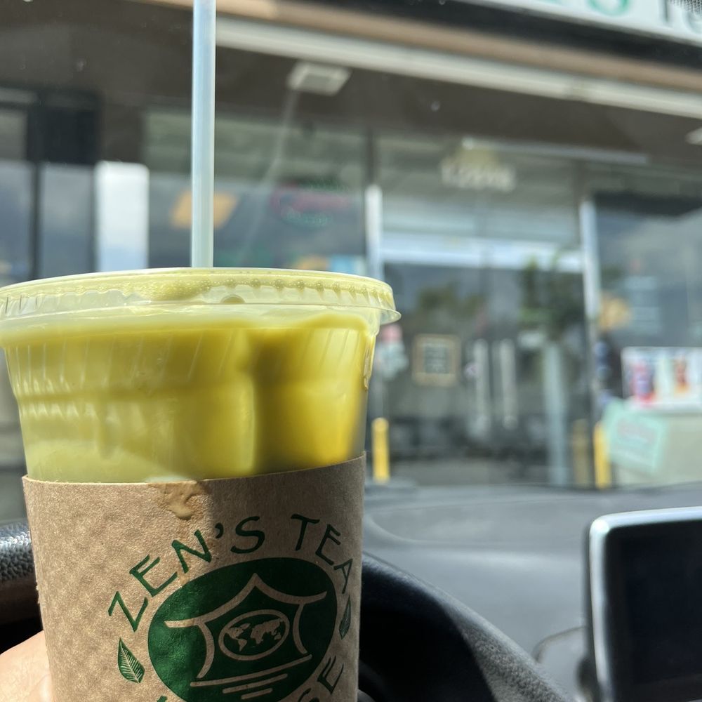 Zen's Tea House - Iced Jasmine Dragon Latte - Tea Rooms Near Me - Norwalk, California Zen's Tea House - Iced Jasmine Dragon Latte - Tea Rooms Near Me - Norwalk, California