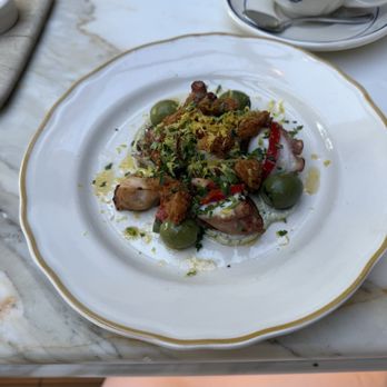 Clark's Oyster Bar - Oak grilled Spanish octopus - Desserts Near Me - Montecito, California Clark's Oyster Bar - Oak grilled Spanish octopus - Desserts Near Me - Montecito, California