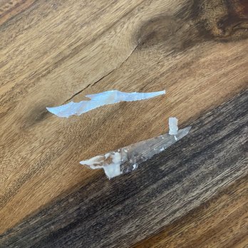 Aloha Salads - Paper from a grilled cheese wrapper on top and plastic on the bottom, both found in the Cesar salad!!! - Sandwiches Near Me - Kailua, Hawaii Aloha Salads - Paper from a grilled cheese wrapper on top and plastic on the bottom, both found in the Cesar salad!!! - Sandwiches Near Me - Kailua, Hawaii