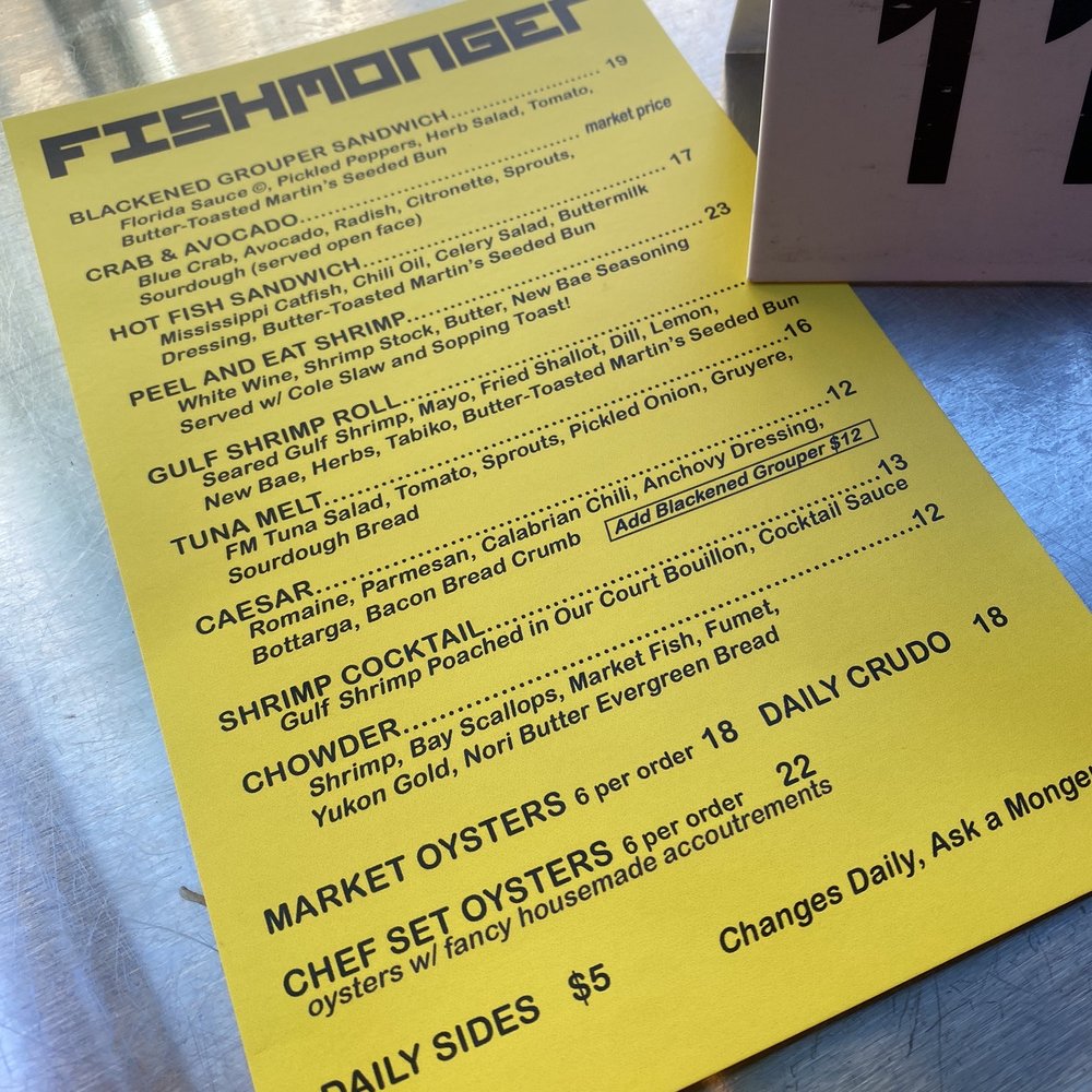 Fishmonger -Highlands - Menu - Seafood Markets Near Me - Atlanta, Georgia Fishmonger -Highlands - Menu - Seafood Markets Near Me - Atlanta, Georgia