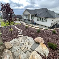 Affordable Dreams Landscape - Patio, rock-scape