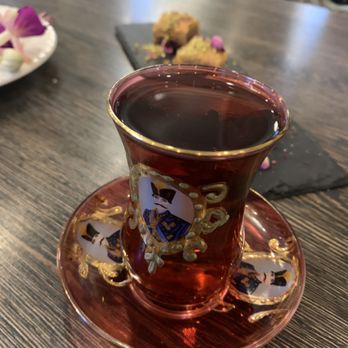 Anar Persian Cuisine - Persian tea with baghlava - Persian/Iranian Near Me - Richmond, British Columbia Anar Persian Cuisine - Persian tea with baghlava - Persian/Iranian Near Me - Richmond, British Columbia