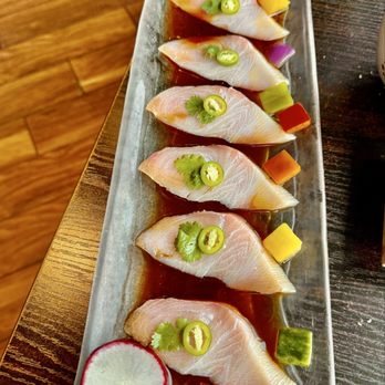 Sushi Ato - Hamachi with sauce - Sushi Bars Near Me - Colorado Springs, Colorado