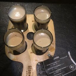 Photo of The Woolly Mammoth Alehouse - Dark beer tasting paddle