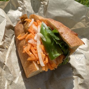 DragonEats - Teriyaki Tofu Banh Mi - so tasty I almost forgot to grab a photo! - Vietnamese Near Me - San Francisco, California