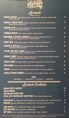 Menu photo 6 Whiskey Tango Foxtrot Denver, CO Menu photo 6 Whiskey Tango Foxtrot Denver, CO
