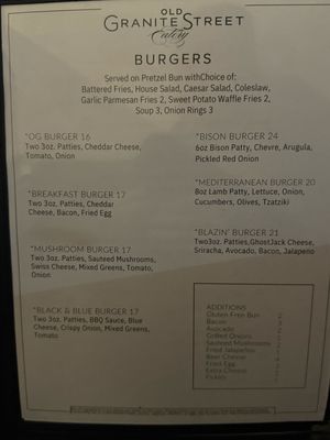 Menu photo 5 Old Granite Street Eatery Reno, NV Menu photo 5 Old Granite Street Eatery Reno, NV