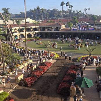 Del Mar Racetrack - View from the Winners Lounge - Race Tracks Near Me - Del Mar, California